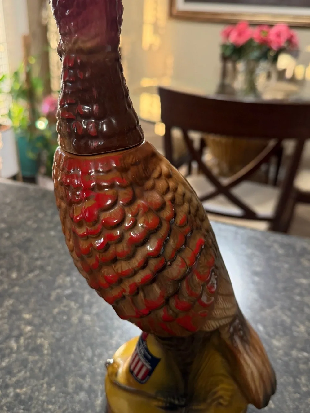 1972 Austin Nichols Wild Turkey porcelain decanter